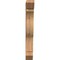 Ekena Millwork Funston Slat Smooth Bracket, Western Red Cedar, 3 1/2"W x 16"D x 28"H BKT04X16X28FST06SWR - alternate 3